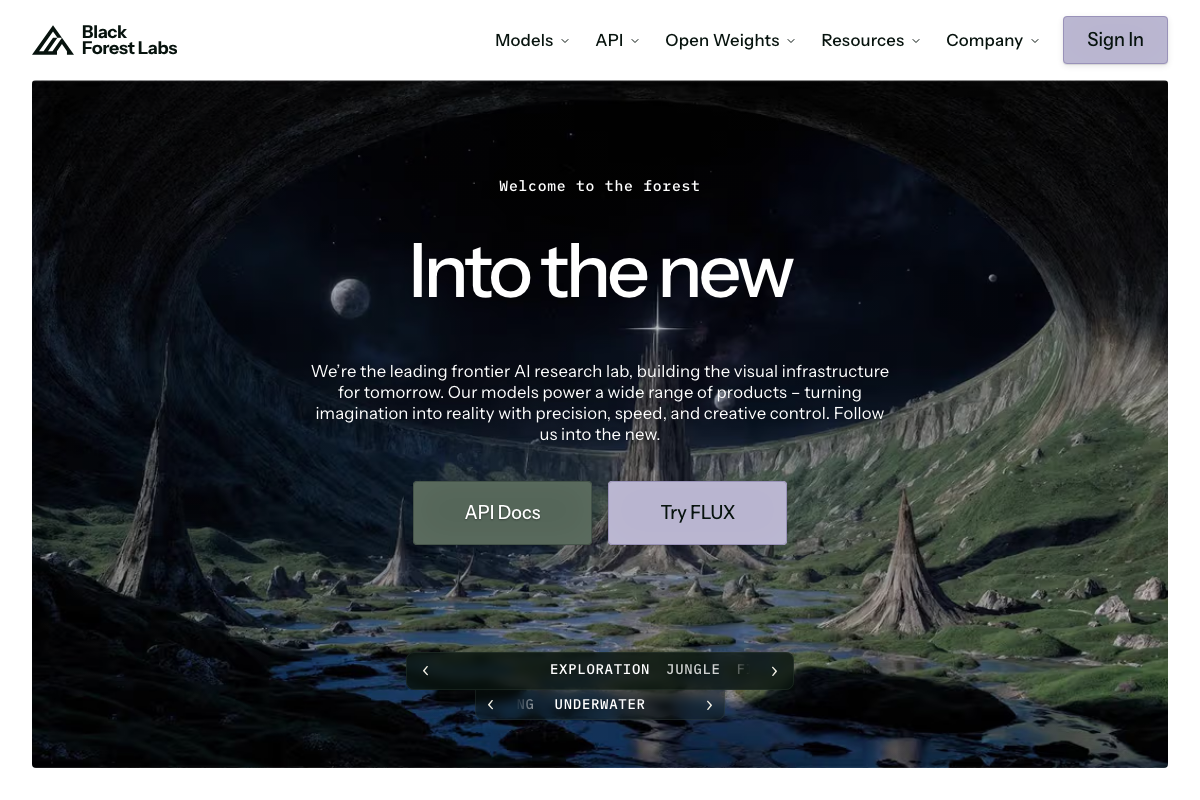 FLUX.1 Interface Screenshot