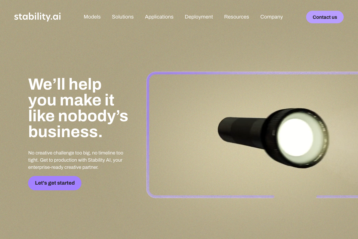 Stable Diffusion 3 Interface Screenshot